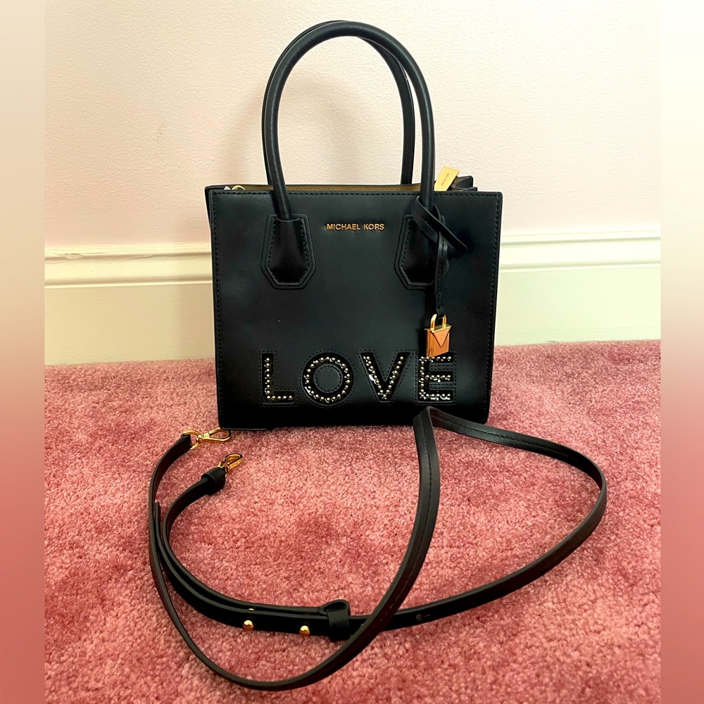 Michael Kors handbag with cross body attachment